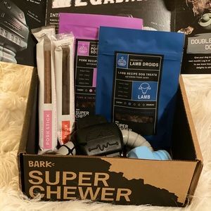 Super Chewer Bark Box Treats & Toys